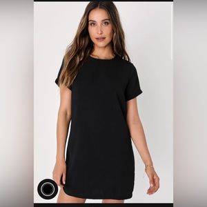 Lulus Black Tshirt Dress